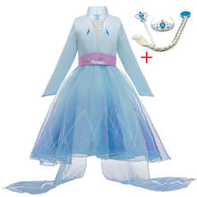 Vestido de princesa para meninas, vestido infantil de verão para cosplay e de halloween, fantasia para meninas 2024 - compre barato