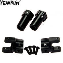 YEAHRUN Aluminum C Hub Carrier & Rear Cup Axle Adapter Lockout Set for 1/10 Axial SCX10 RC Rock Crawler Car Upgrade Parts 2024 - buy cheap