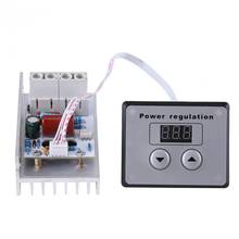 AC 220V 10000W SCR Controller Digital Voltage Regulator Speed Control Dimmer Thermostat 2024 - buy cheap