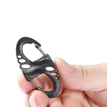 8 type S Shape Snap Hook Carabiner Biner Clip Outdoor Camping Backpack Kits Hanger Buckle Quick Release Keychain Key Ring gear 2024 - buy cheap