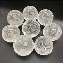 Bolas de esfera de cristal de quartzo natural, esculpidas, bola da lua, pedra de cura para artesanatos folclóricos 2024 - compre barato