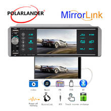 Radio inteligente de alta definición para coche, pantalla táctil MP5, 1 Din, FM, SD, USB, MirrorLink, Bluetooth 1080, 4 pulgadas, 4,2 P 2024 - compra barato