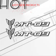 Pegatinas para tanque de combustible de motocicleta, pegatina reflectante impermeable para Yamaha MT-09, mt09, mt 09 2024 - compra barato