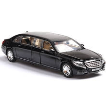 1:32 Toy Car Maybach S650 Extended edition Metal Toy Alloy Car Diecasts & Toy Vehicles Car Model light sound Toys For Children 2024 - buy cheap