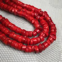 New Natural Coral Beads Red Irregural Shape Loose Beads for Making Bracelet Necklace Jewely Exquisite Gift Size 9-10mm 2024 - buy cheap