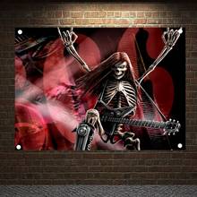 Heavy Metal Rock Band Flag Macabre Art Posters Music Team Star Decorative Canvas Painting Scary Bloody Tapestry Wall Sticker A6 2024 - buy cheap