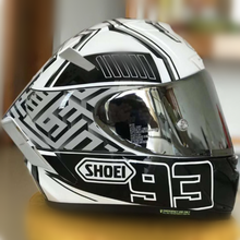 Capacete mármore x14 93, branco, ant, anti-neblina, equitação, motocross, corrida, motocicleta 2024 - compre barato