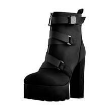 Onlymaker Lycra Stretch Light Ankle Boots For Women Lace Up Buckle Straps Round Toe Platform Boots Women Boots Street Style Shoe 2024 - buy cheap