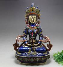 Copper Statue Wholesale collection of antiques, crafts, antique, cloisonne, enamel, copper body, Vajra home furnishings 2024 - buy cheap