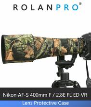 Rolanpro capa de chuva para lente, capa protetora de lente camuflada para nikon 10mm f2.8e 2024 - compre barato
