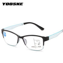 YOOSKE-gafas de lectura Unisex, lentes con zoom de doble uso, antiluz azul, multifocales progresivos para hipermetropía 2024 - compra barato