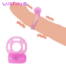 VATINE Delay Premature Ejaculation Lock Sex Toy Sex Vibrating Ring Adult Product Hot Selling 2024 - buy cheap