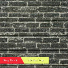 3D Tile Brick Stone Wall Sticker Self Adhesive Waterproof Foam Panel Stickers Home Decoration Wall Panels 2024 - buy cheap