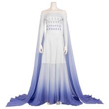 Custom Made Elsa Dress Fancy Carnival Halloween Costume Cosplay Costume Printing Dress Outfit 2024 - buy cheap