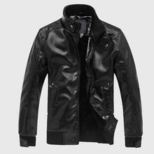 Mens Leather Jackets Men Jacket High Quality Classic Motorcycle Bike Cowboy Jackets Male Plus Thick Coats S-2XL 2024 - buy cheap