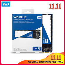 Оригинальный Western Digital Внутренний твердотельный накопитель 250 ГБ 500 1 ТБ 2 ТБ синий SSD жесткий диск M.2 2280 560 МБ/с. для ноутбука/ПК 2024 - купить недорого