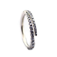 Anéis de estrela de tiro para mulheres moda 925, anéis de prata esterlina joias charme, anel feminino joias transparente cz shine anel de presente para meninas 2024 - compre barato
