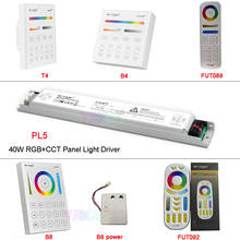 Miboxer pl5 40w rgb + cct painel de luz driver 2.4g sem fio inteligente painel controle remoto b8/fut089/fut092/b4/t4