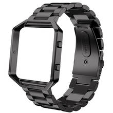 Stainless Steel Strap+Metal Frame Case For Fitbit Blaze Smart Watch Band Accessories Wrist Bracelets For Fitbit Blaze Correa 2024 - buy cheap
