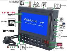 KPT-269H DVB-S2 SatelliteFinder Full HD цифровой спутниковый ТВ приемник искатель метр MPEG-4 модулятор HDM1 DVB-S спутниковый искатель 2024 - купить недорого