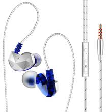 Universal Noise Reduction Mic HiFi In-ear Wired Phone Music Earphones 3.5mm In-ear Wired Earphones for Mobile Phone 2024 - buy cheap
