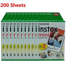 Fujifilm-películas para instax mini, 10, 20, 40, 60, 80, 100, 200 hojas, Fuji 9, 8, borde blanco, para instant mini 9, 8, 7s, 25, 50s, 9, 90 2024 - compra barato