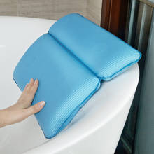 Bath Pillow Waterproof Sponge Bathtub Pillow Large Suction Cup Spa Home Bathroom Accessories Bathtub Accessories Spa Bath Pillow 2024 - buy cheap