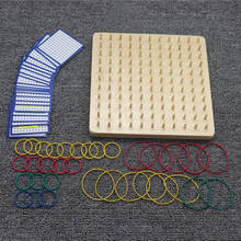 Детские тактильные сенсорные игрушки Монтессори, геометрические формы, деревянная доска для ногтей, Резиновая лента для дошкольников, обучающие игрушки для детей 2024 - купить недорого