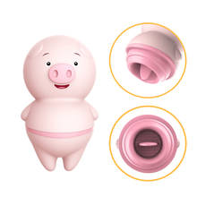 Cute Pig Tongue Licking Vibrators Oral Sex Toys for Women 10 Modes Clitoris Anus Stimulator Nipple Massager Female Masturbator 2024 - buy cheap