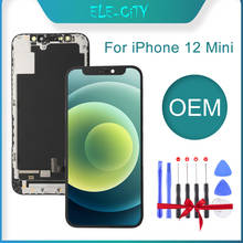 100% Best Ori Quality For iPhone 12 Mini OLED Screen With Frame Digitizer Assembly No Dead Pixel LCD Screen Replacement Display 2024 - buy cheap
