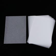 Hojas de película retráctil medio transparente, papel retráctil para manualidades, pulido fino para suministros de joyería, decoración de llaveros DIY, 10 Uds. 2024 - compra barato