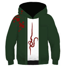 Danganronpa Cospaly Nagito Komaeda-Sudadera con capucha para niños, suéter con estampado 3D de Kokichi Oma, jerséis, chaqueta 2024 - compra barato