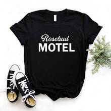 Rosebud-camisetas con estampado de hotel para mujer, camiseta divertida informal de algodón para mujer, camiseta Hipster, FS-74 2024 - compra barato