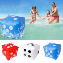Inflatable Colorful Cube Big Dice Toy Group Game Stage Prop Big Blow-Up Toy Dice Pool Beach Toy Funny Party Outdoor 35*35*35cm 2024 - buy cheap