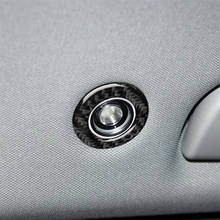 Carbon Fiber Interior Decoration Rear Reading Light Frame Cover Trim Stickers for AUDI Q7 SQ7 4M 2016-2019 Car Decal Assessoires 2024 - buy cheap