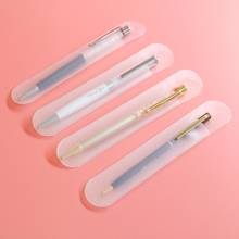 5Pcs Clear Fountain Pen Pouch Single Pencil Bag/Case Antique Pen Holder For Rollerball/Ballpoint Pen 2024 - buy cheap