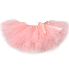 Peach Girls Tutu Skirt Kids Princess Tulle Girls Skirts Performance Ballet Dance Tutu Pettiskirt Baby Girl Birthday Party Skirt 2024 - buy cheap