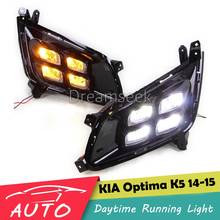 DRL For Kia Optima K5 2014 2015 LED Daytime Running Light Fog Lamp Assembly With Turn Signal 2024 - buy cheap