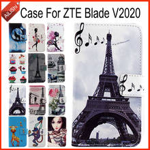 AiLiShi чехол для ZTE Blade V2020 роскошный Флип PU окрашенный кожаный чехол ZTE 100% Специальный защитный чехол для телефона + отслеживание 2024 - купить недорого