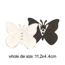 metal cutting dies double butterfly 2020 new cut die mold Scrapbook paper craft knife mould blade punch stencils dies 2024 - buy cheap