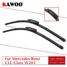 KAWOO For Mercedes-Benz CLC Class W203 2008 2009 2010 2011 Car Soft Rubber Clean The Windshield Wiper Blades Fit Slider Arm 2024 - buy cheap