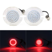 Intermitente LED para motocicleta Harley Davidson Electra/Ultra/Road Glide, insertos de luz indicadora de giro, 1157, 1 par 2024 - compra barato