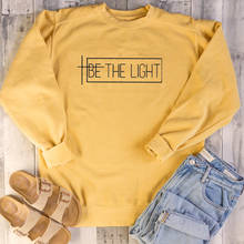 Be the light-Sudadera hipster unisex para mujer, ropa de moda, religión islámica, grunge, tumblr, informal, nueva temporada 2024 - compra barato