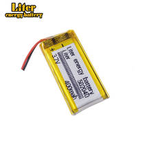 Rechargeable 3.7 V lithium polymer batteries 502040 400 mah With PCB For MP3 MP4 MP5 GPS  E-book Electric Toy LED Light 2024 - buy cheap