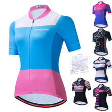 Weimostar-camiseta feminina para ciclismo, 2021, manga curta, roupa para ciclismo, mtb, corrida, tops 2024 - compre barato