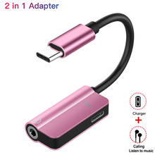 2 IN 1 Audio Headphone Charging Jack Adapter USB Type C Earphone converter For Huawei P40 P30 P20 Mate 20 Pro Jack Converter 2024 - buy cheap