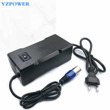 Yzpower dcv 96.6v 2a 2.1a carregador de bateria de lítio para 23s 82.8v 85.1v lipo li-ion bateria elétrica 2024 - compre barato