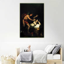 Citon Francisco Goya《Allegory of Love,Cupid and Psyche》Canvas Oil Painting Artwork Picture Wall Background Decor Home Decoration 2024 - buy cheap