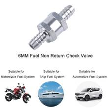 6mm Aluminium One Way Fuel Non Return Check Valve Petrol Diesel Oil Water 2024 - buy cheap