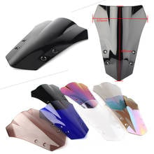 Capa para para-brisa de motocicleta, tela colorida de lente defletora para yamaha verificador MT-09 mt09 fj09 2015 2016 2017 2024 - compre barato